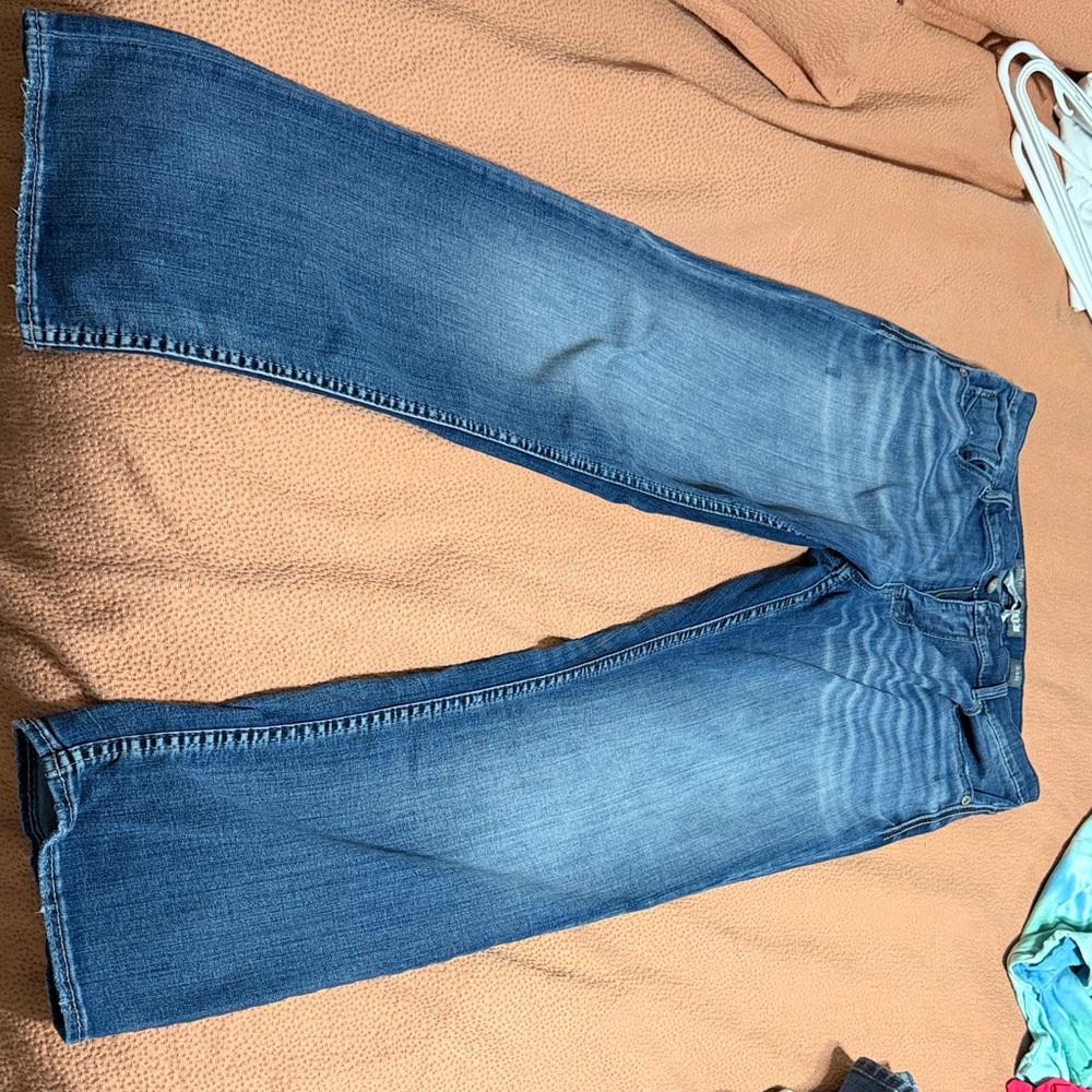 BKE Men's Straight Blue Jeans